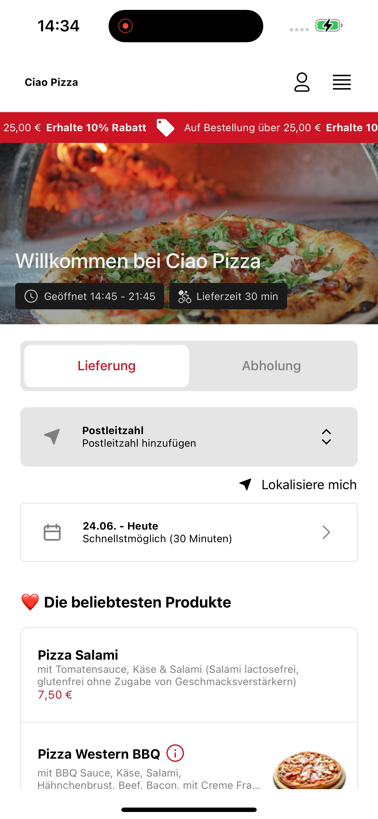 Ciao Pizza Menden