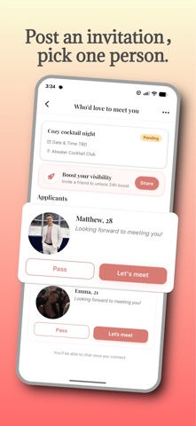 Rendez: Activity First Dating screenshot