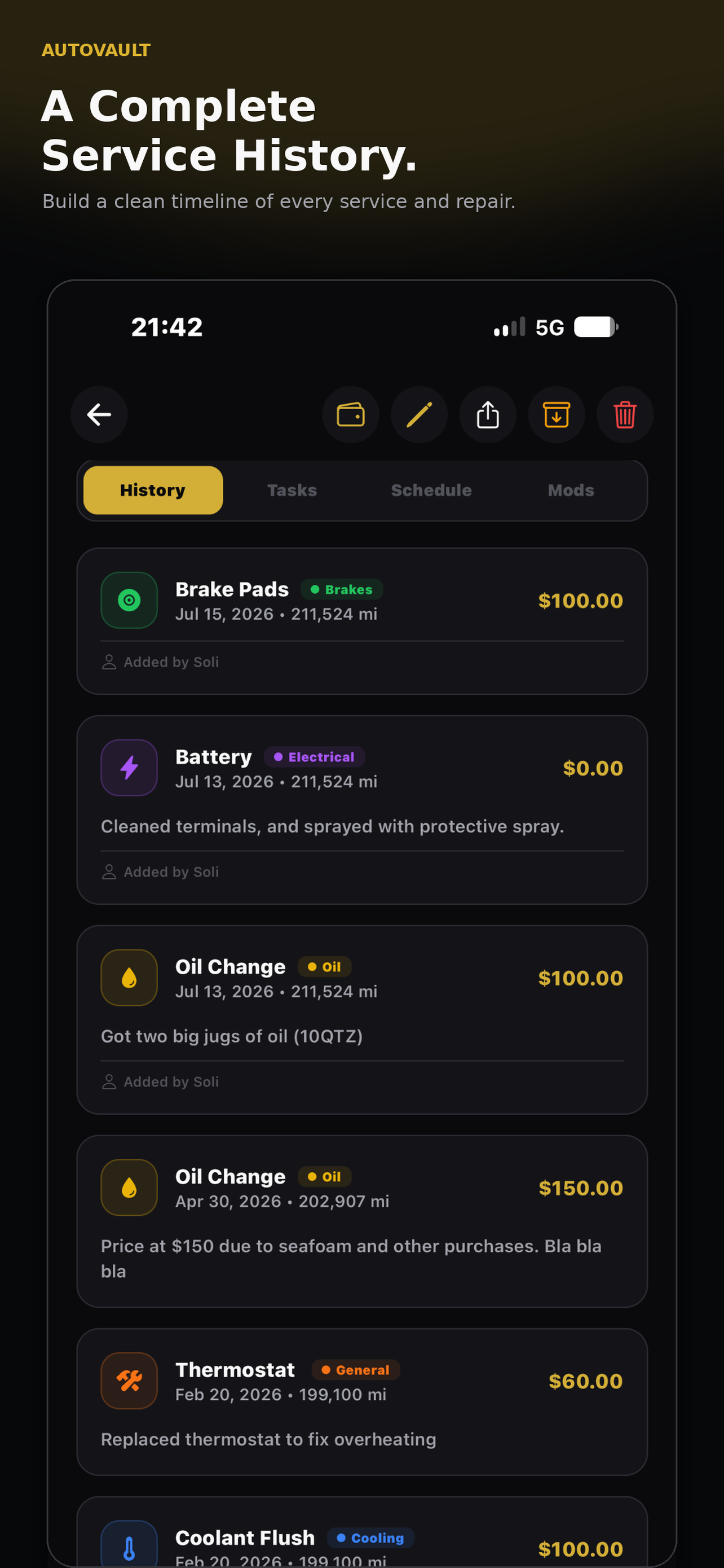 AutoVault: Vehicle Tracker screenshot 3