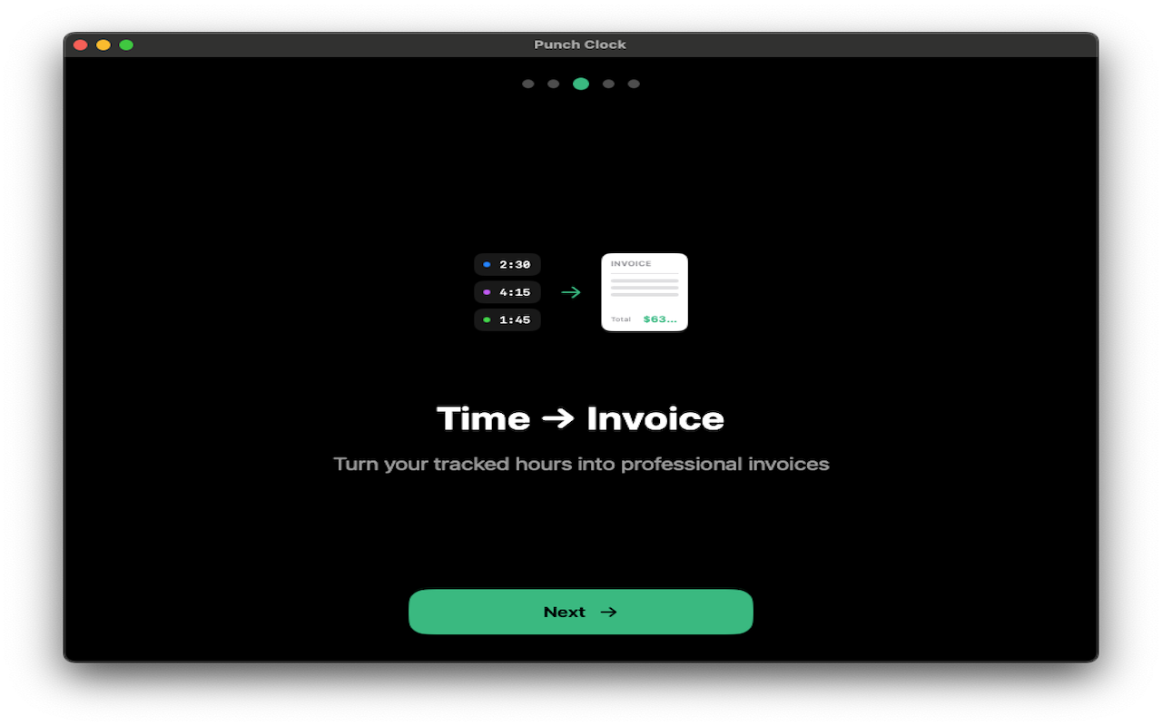 Punch Clock - Time Tracker screenshot 21