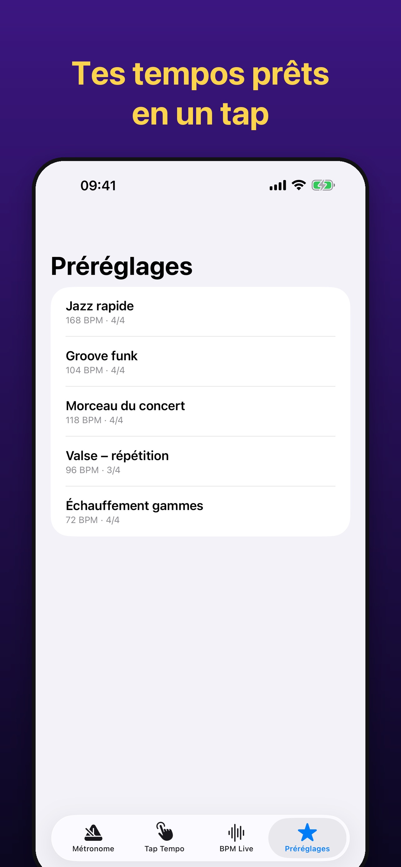 Screenshot 3 of Métronome Pro – BPM live