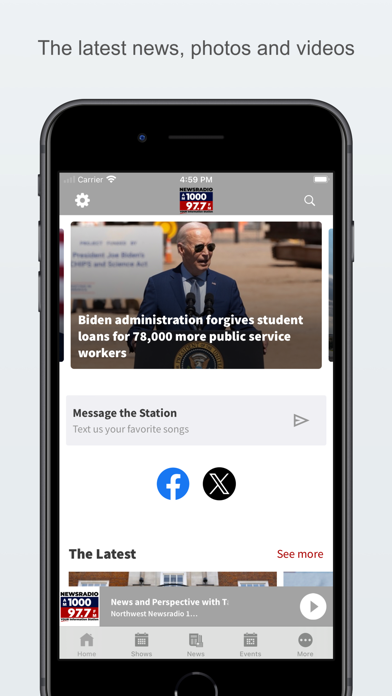 Northwest Newsradio Screenshot