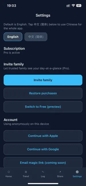 Today Energy Check screenshot 2