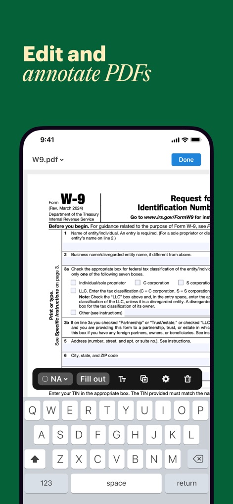 DocHub: Simple PDF Form Editor - Productivity App | MWM