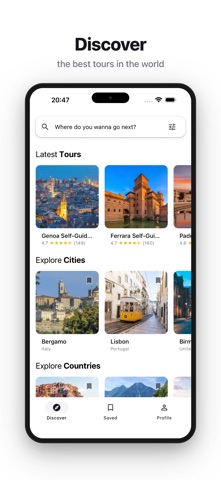 Exploro (Travel App) screenshot