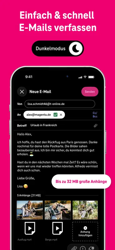 Telekom Mail – E-Mail App screenshot 5 of 10