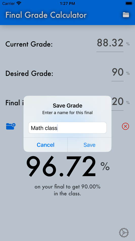 #2. Final Grade Calculator - A+ (iOS) 由: Austin Moca