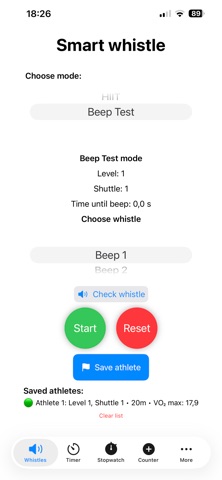 Smart Trainer app screenshot