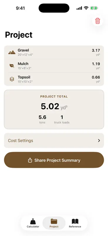 GravelCalc - Fill Calculator screenshot 3 of 6