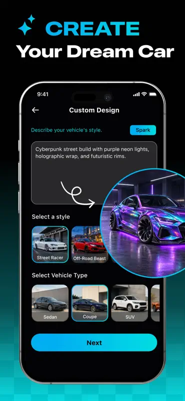 Revvy: AI Car Designer screenshot 3 of 4