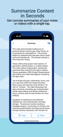 Tube Summary - AI Assistant Screenshot 2 of 5