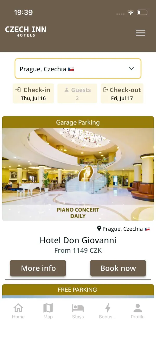 Screenshot #2 pour Czech Inn Hotels