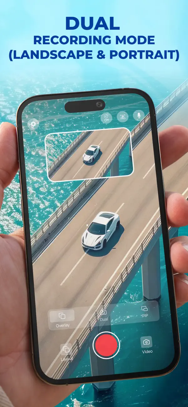 Screenshot #1 pour Duo Cam: Dual Camera Video