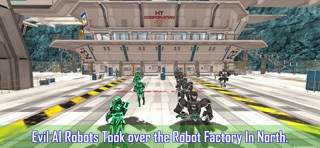Robots Warrior Attack Bots War iPhone screenshot