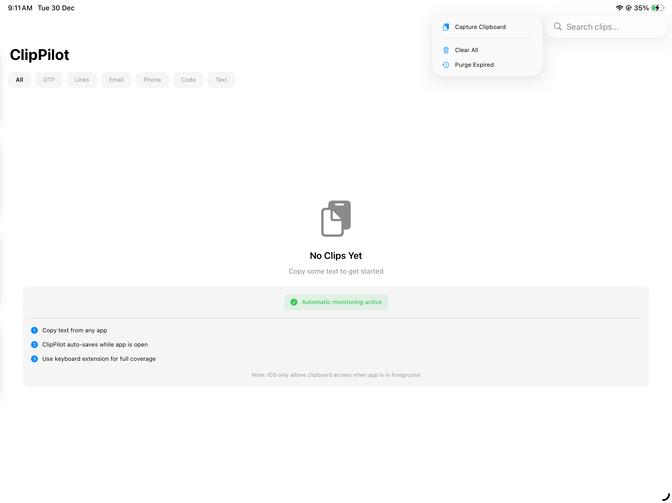 ClipPilot:Clipboard on Turbo
