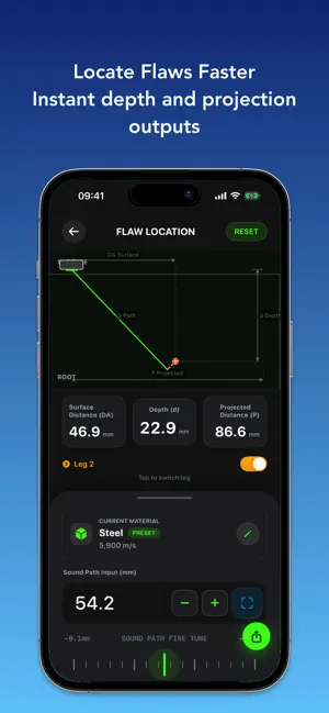 NDT Master: UT Weld Calculator screenshot 2