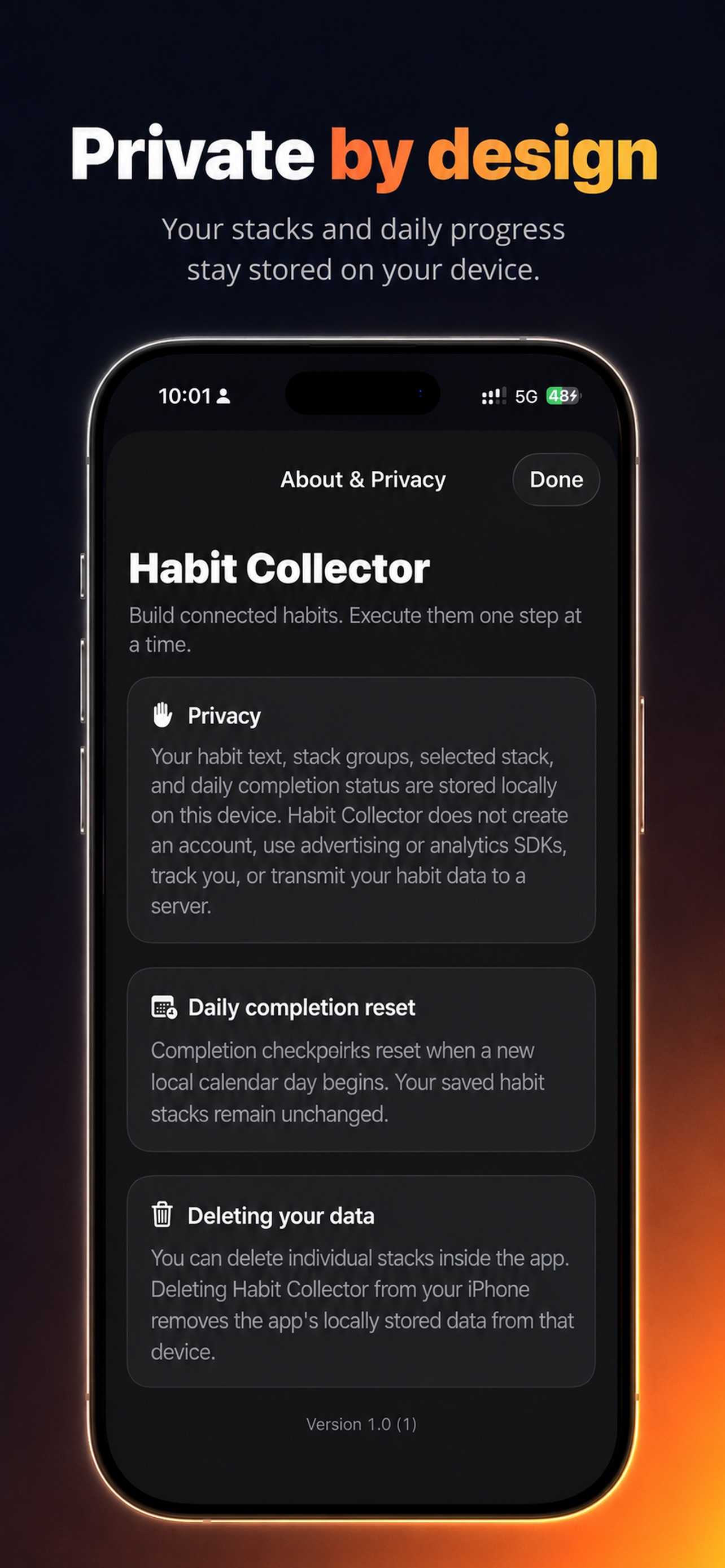 Screenshot 2 of HabitCollector