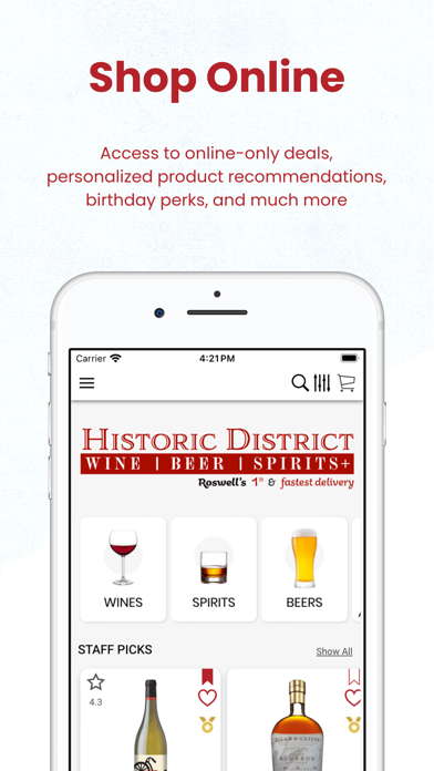 HD WINE SPIRITS Screenshot