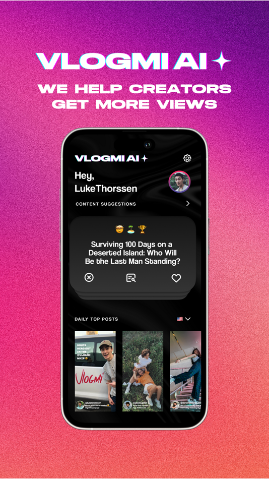 #1. Vlogmi AI (iOS) 由: Vlogmi