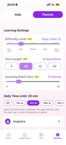 11+LearnWords iPhone screenshot