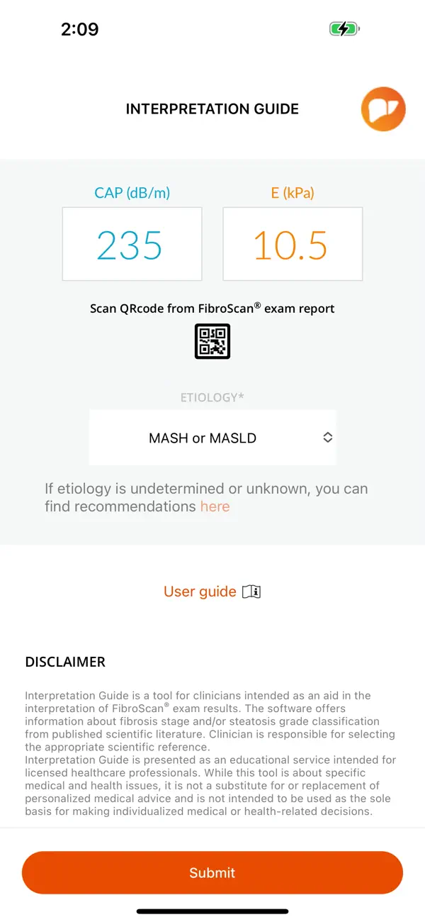 Screenshot #2 pour myFibroScan