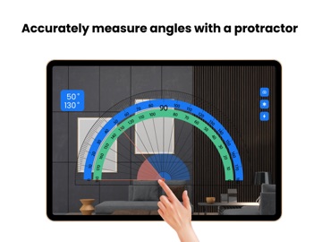 Protractor Tool app iPad screenshot