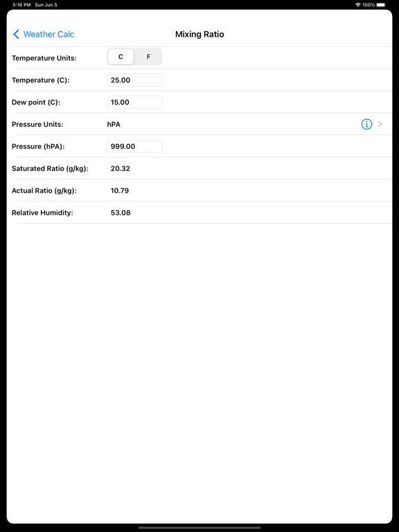 Screenshot #4 pour Weather Calc
