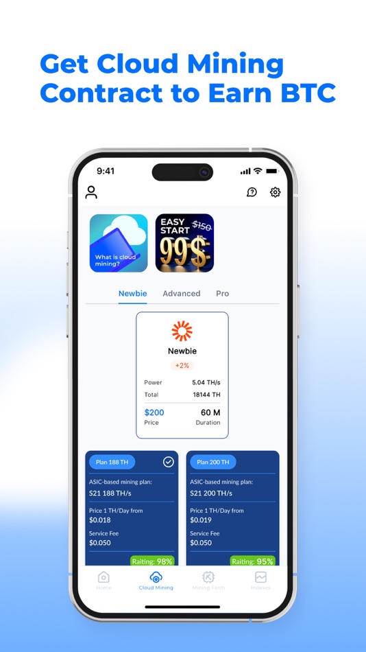 #2. ECOS: Bitcoin Mining & Wallet (iOS) By: Ecos am