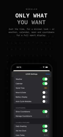 LEXIS - Word Clock Live Widget Screenshot 7 of 10