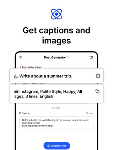 Tag AI: AI Hashtag Generator iPad screenshot