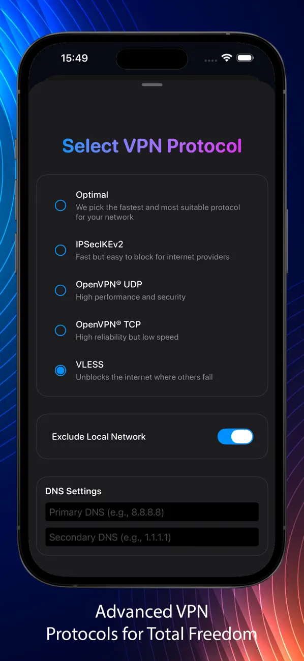 Screenshot #3 pour RealVPN - Proxy VPN sécurisé