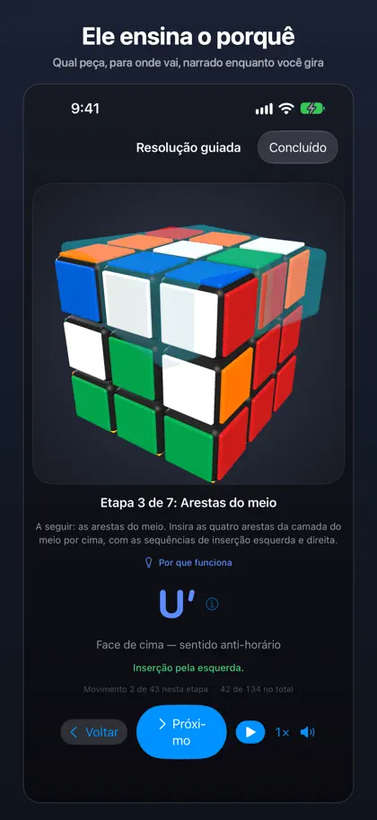 Screenshot 4 di 6 di CubeLens: Scan. Learn. Solve.