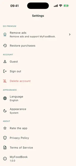 MyFoodBook - Recipe Keeper screenshot 4