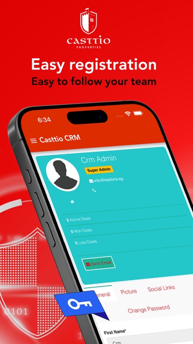 CASTTIO PROPERTIES CRM Screenshot