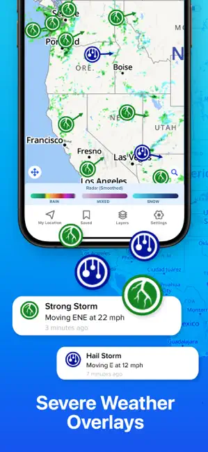 Weather Hi-Def Radar Forecast iPhone screenshot 3