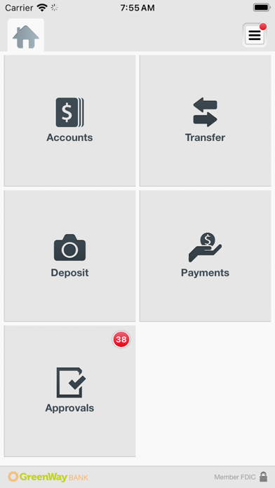 GreenWay Bank Business Screenshot