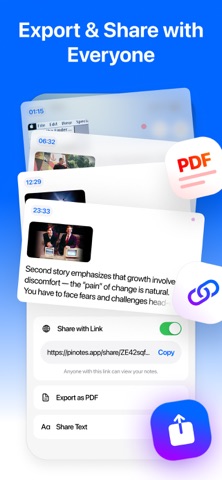 Pinotes - Video Note Taker screenshot