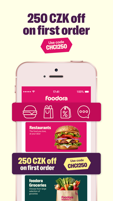 foodora CZ: Food & Groceries Screenshot