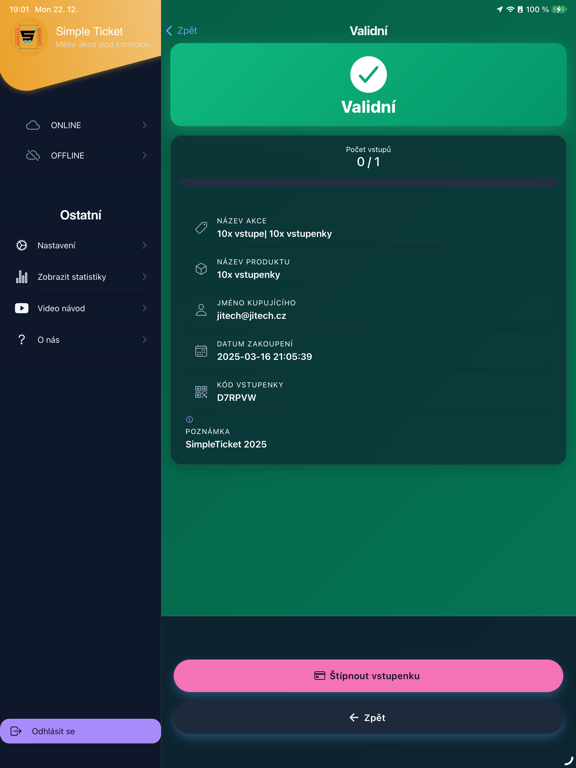 Screenshot #5 pour SimpleTicket