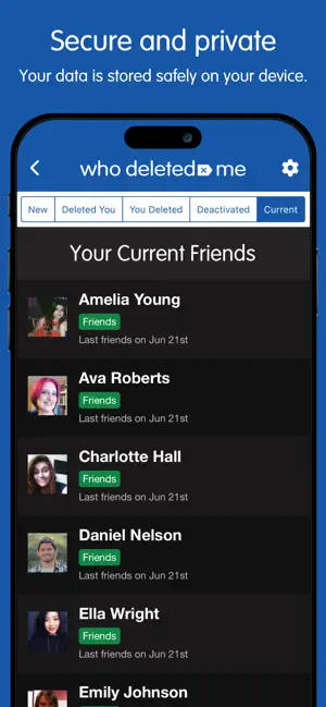 Who Deleted Me Friend Tracker screenshot 3