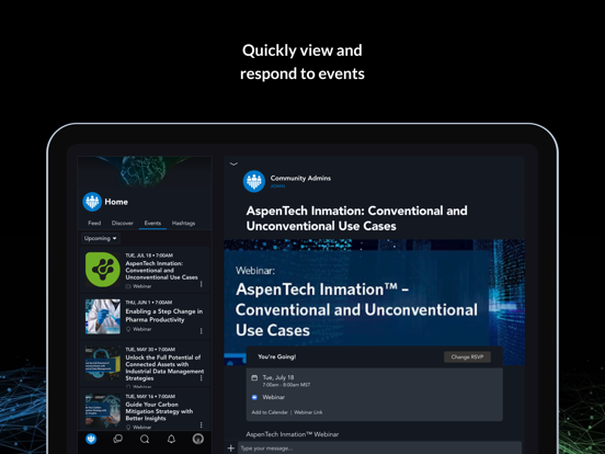 Screenshot #6 pour AspenTech® Global Community