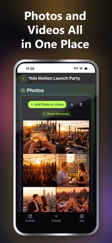 Yolo Motion: Party Invitations screenshot