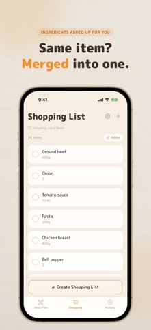 KondateCart: Meal Plan & List Screenshot 2 of 6