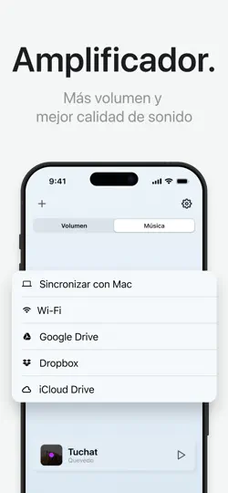Captura de pantalla de Amplificador De Sonido, Música en iPhone 5