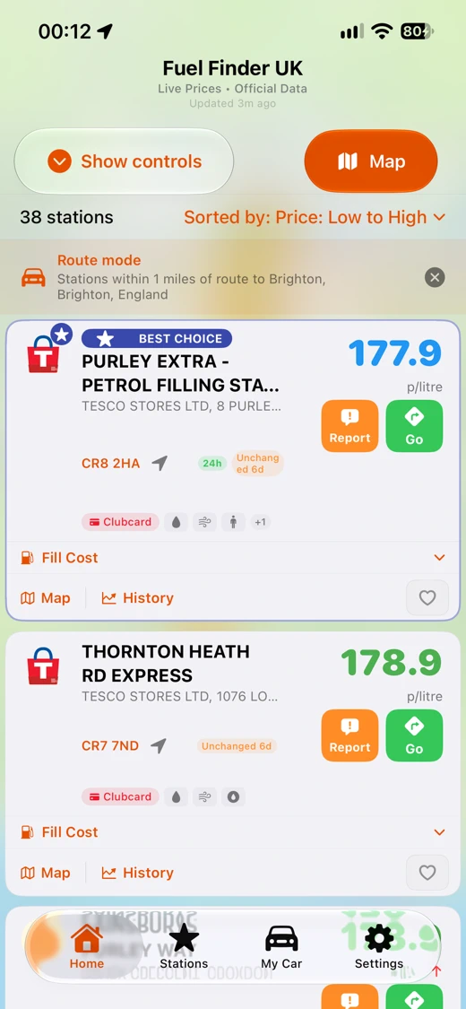 Fuel Finder UK - Live Prices screenshot 3
