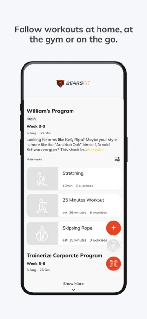 Bears Fit+ screenshot 3