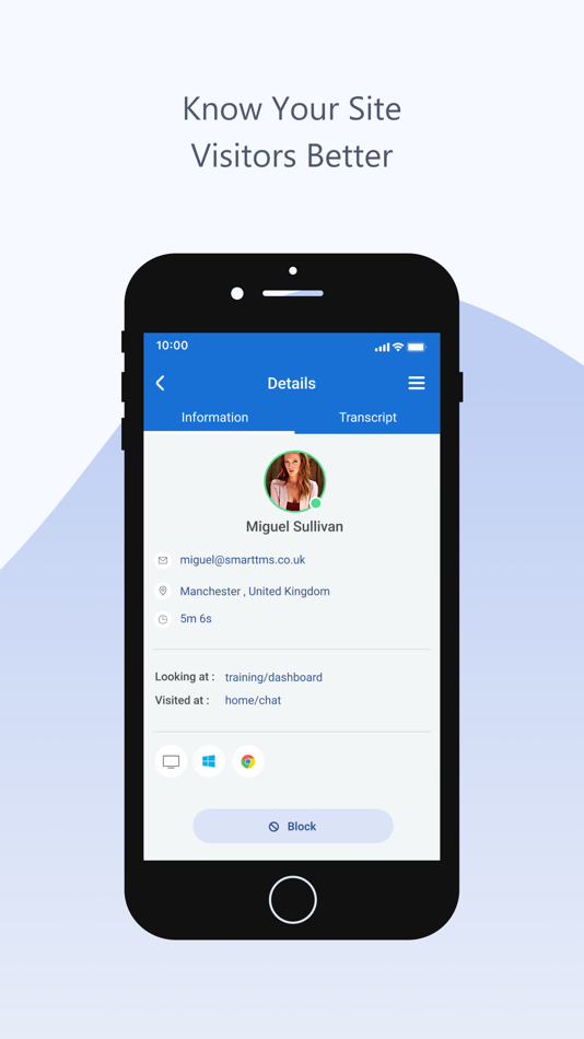 #4. Live Chat Software by ProProfs (iOS) 由: Batia Infotech
