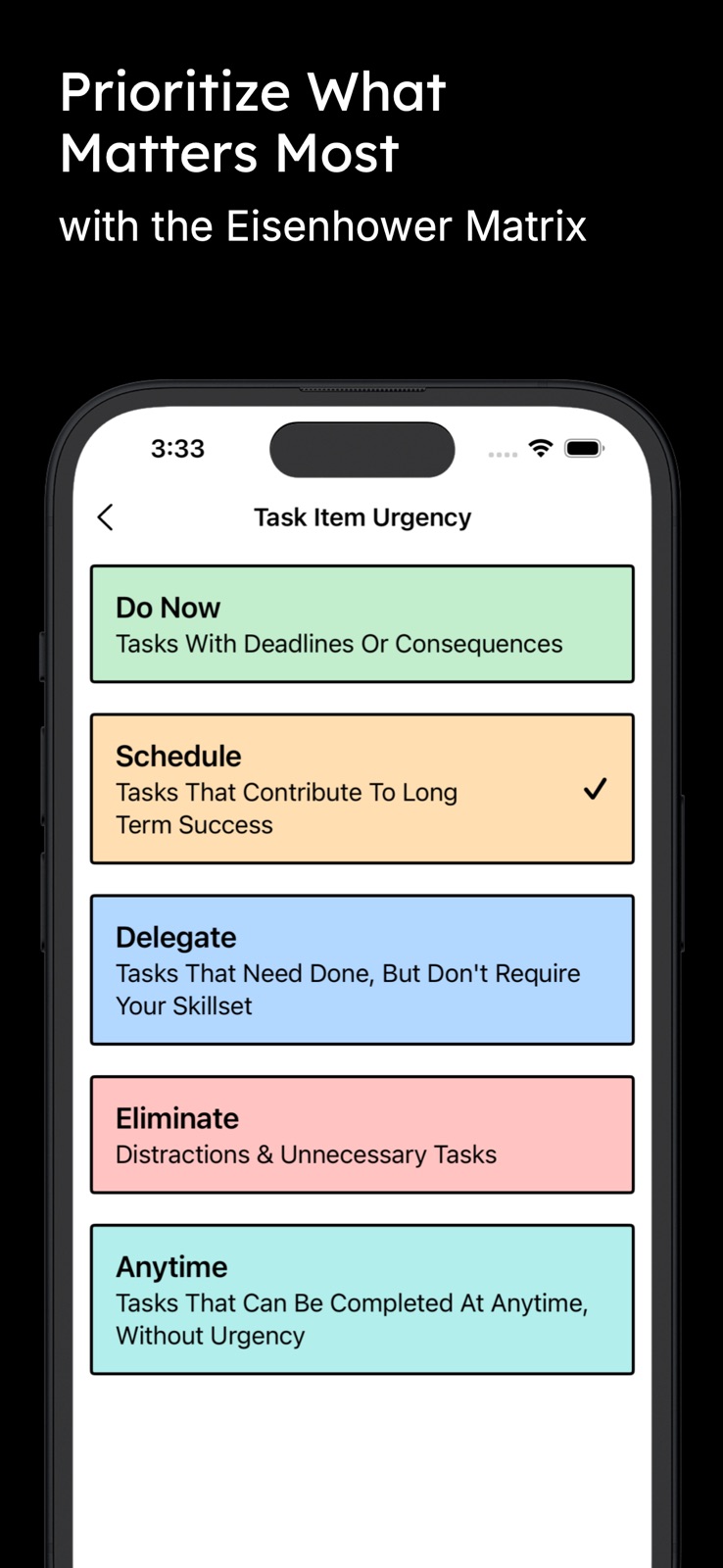 PrioriPlanner: Daily TODO List iphone screenshot 2