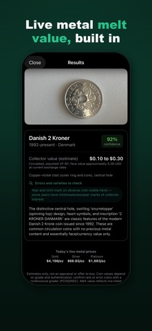 Coin Identifier: CoinScout Screenshot 3 of 6