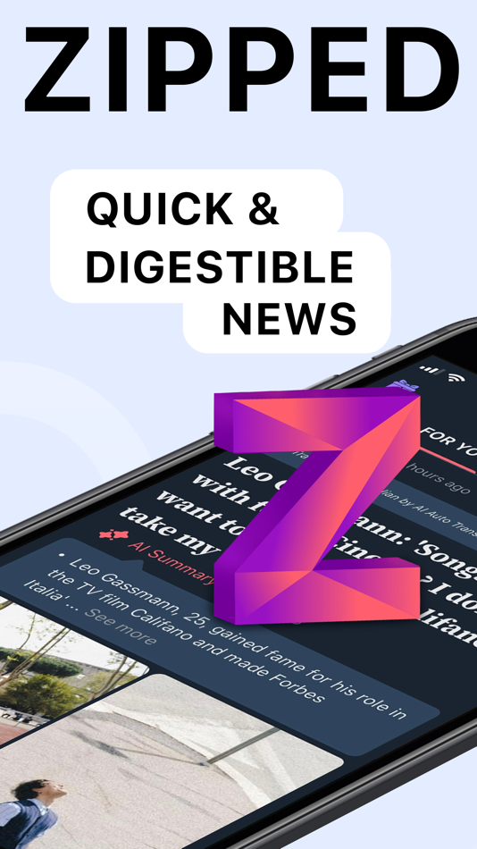 Zipped.news: AI News Summaries - 1.0.0 - (iOS)
